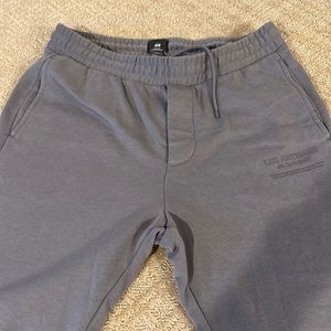 H&M sweatpants Les Artisan in cotton-blend fabric with soft brushed inside.